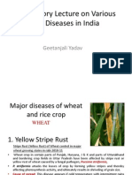 Introductory Lecture On Various Crop Diseases in India: Geetanjali Yadav
