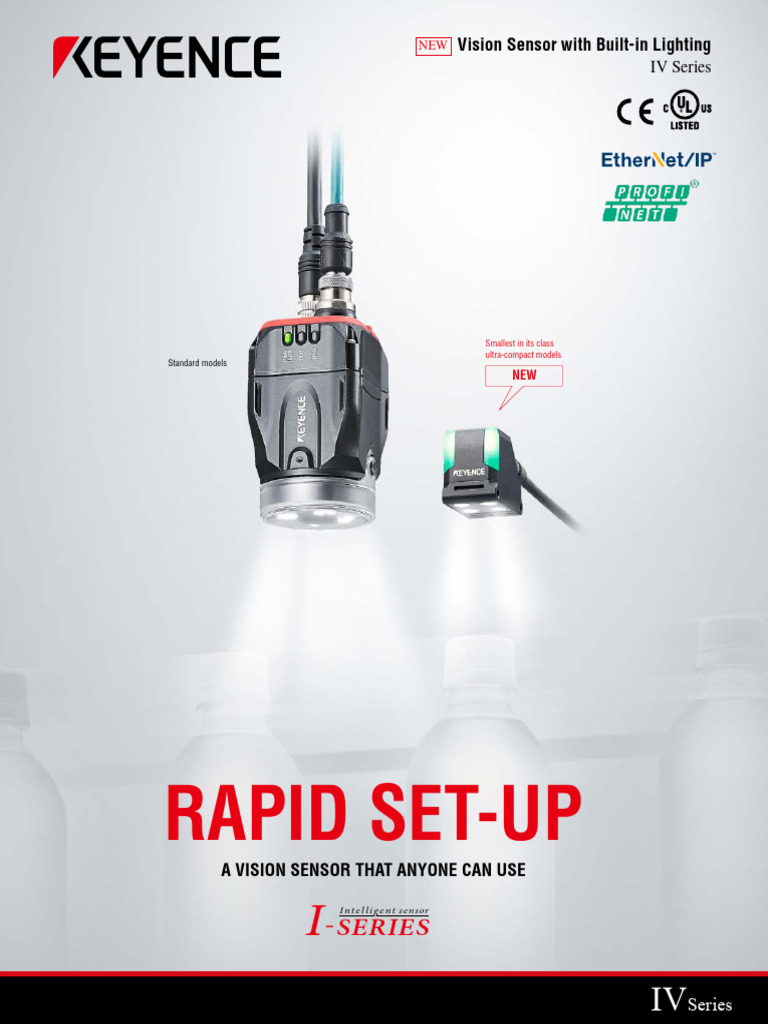 IV Series Vision Sensor Overview | PDF | Autofocus | Programmable Logic ...