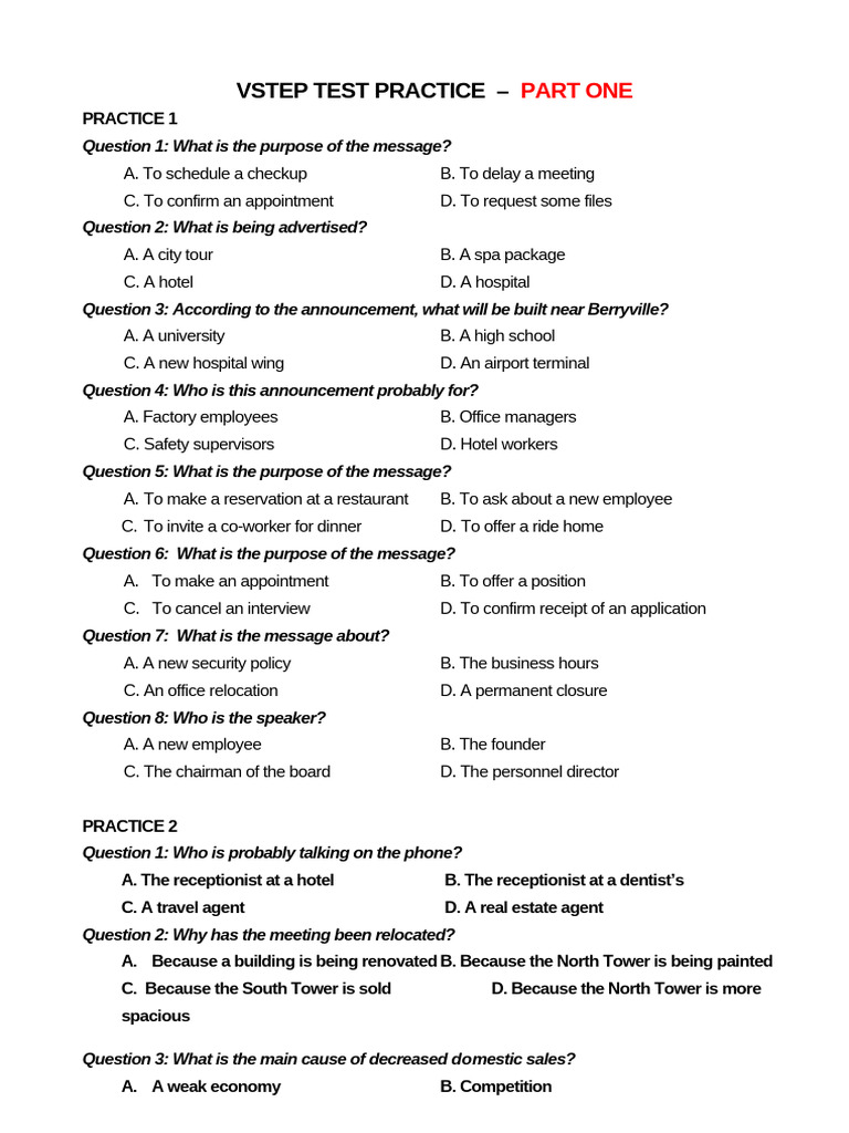VSTEP Test Practice P1,2 | PDF | Extraterrestrial Life | Libraries