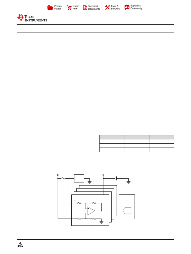 Ti-Ina180a2idbvr C192764 | PDF | Electrostatic Discharge | Amplifier