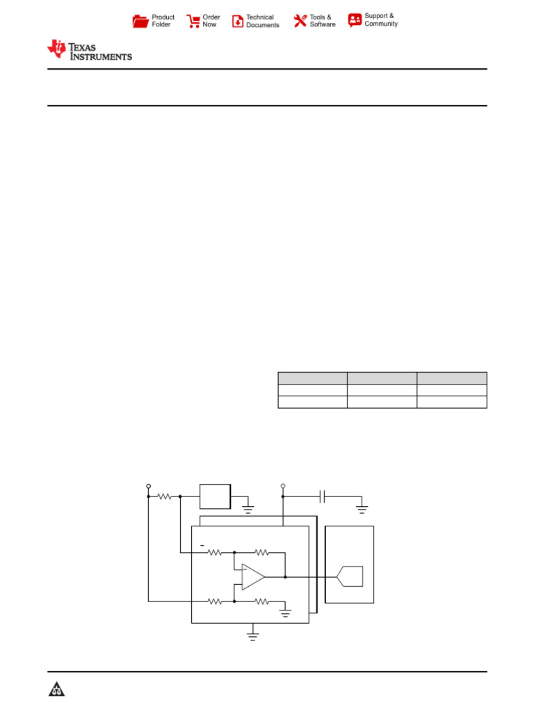 Ti-Ina180a3idbvr C122882 | PDF | Amplifier | Electrostatic Discharge