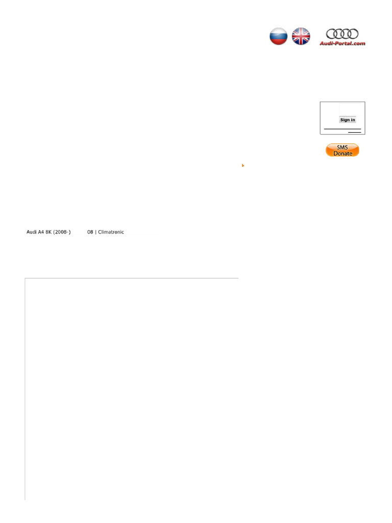 Audi Climatronic Control Unit J255 Guide | PDF | Power Supply | Air ...