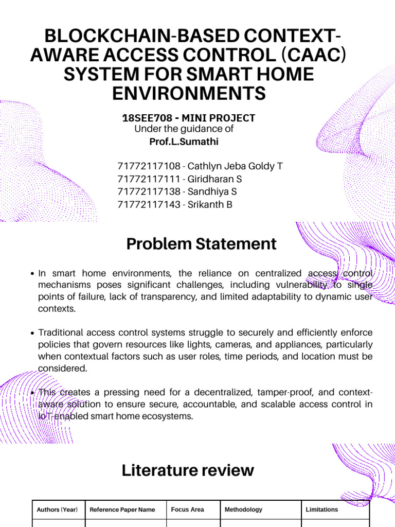 Team-1 Mini Project | PDF | Internet Of Things | Home Automation