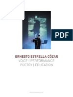 Ernesto Estrella Cózar: Voice - Performance Poetry - Education