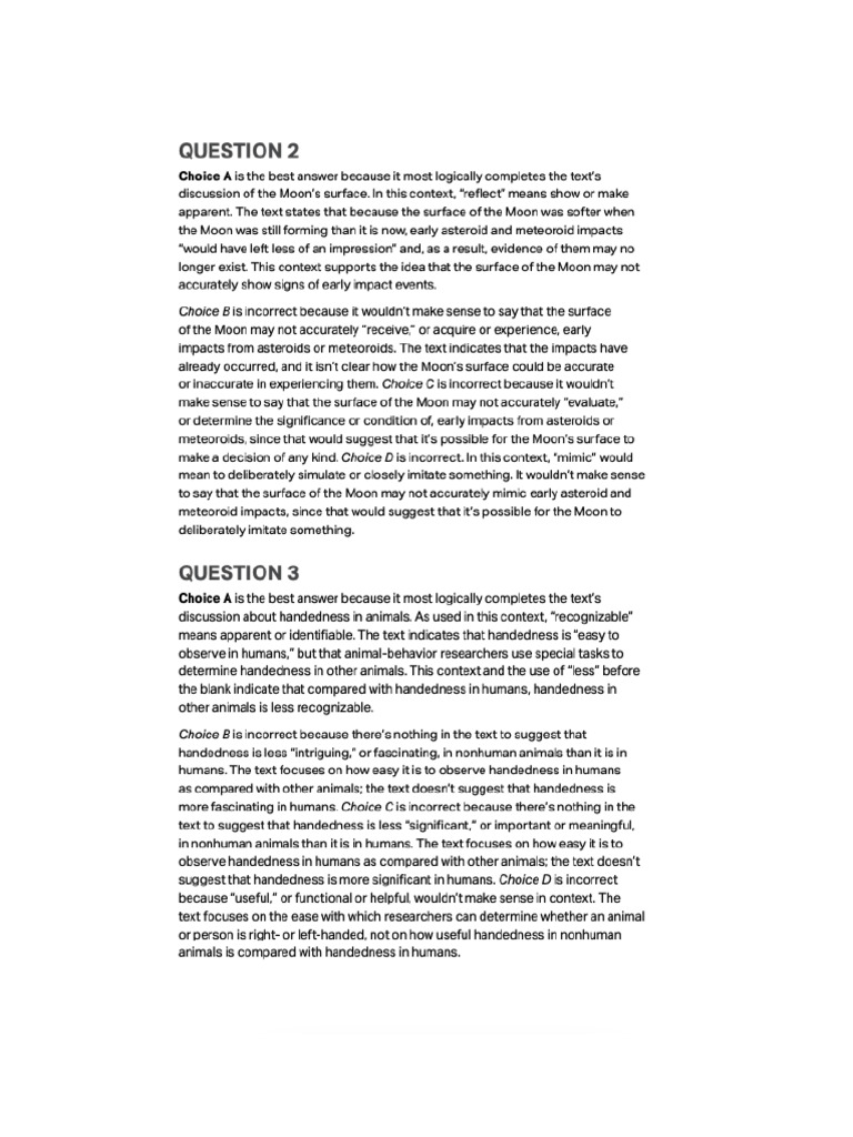 Sat Questions | PDF
