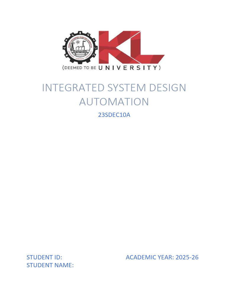 VLSI Design Lab: Combinational Logic Layout | PDF | Hardware ...