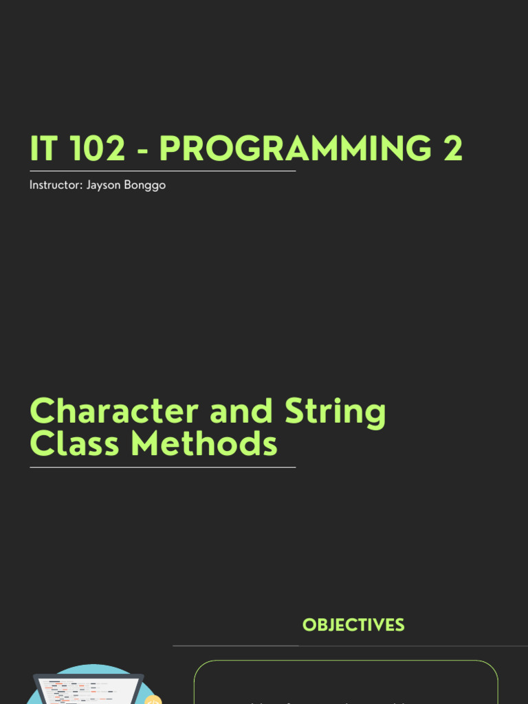 Character and String Methods | PDF | String (Computer Science ...