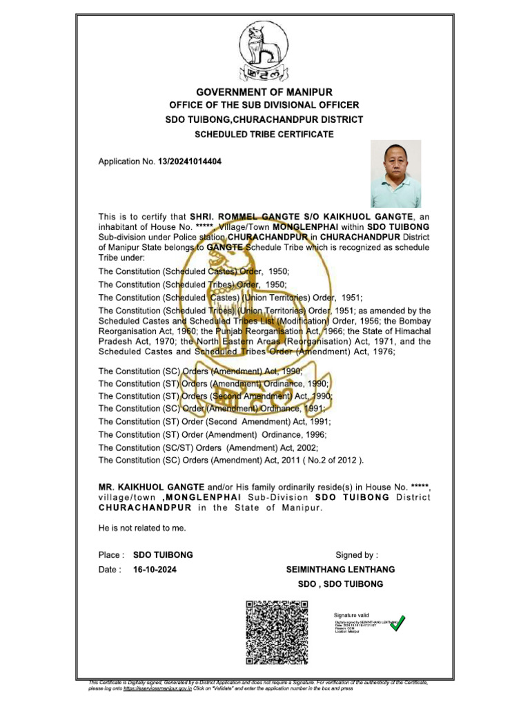 Rommel ST Certificate | PDF