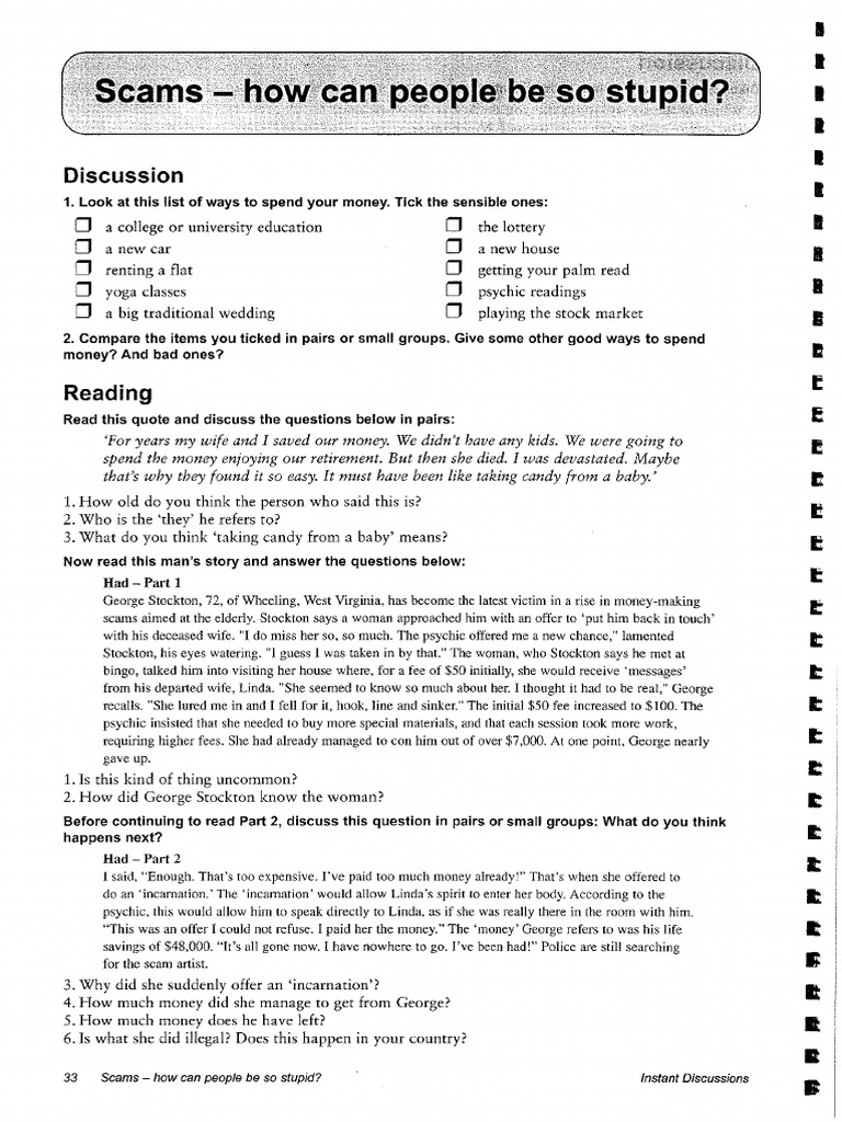 Scams | PDF