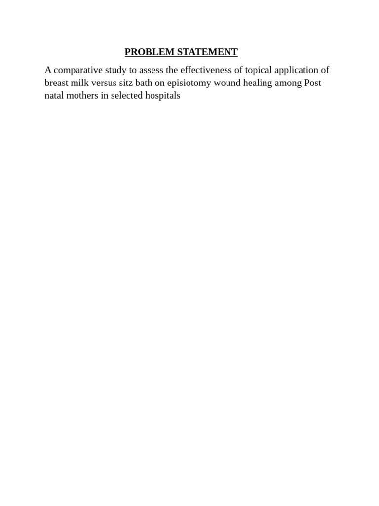 Problem Statement | PDF