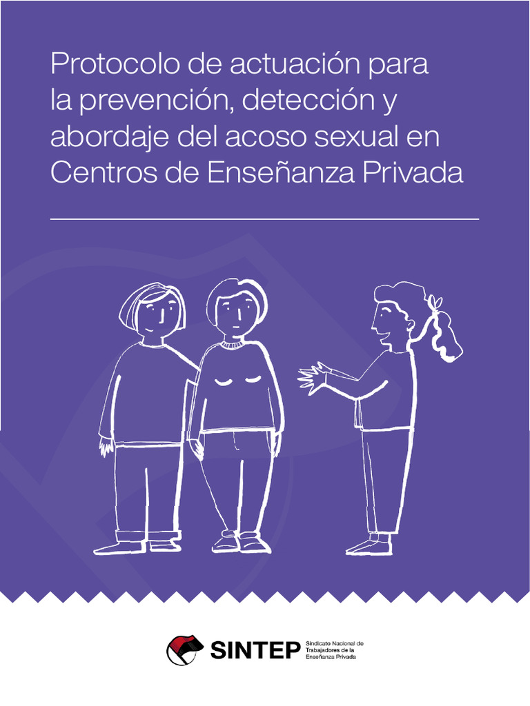 Protocolo contra el acoso sexual educativo | PDF | Acoso sexual | Daños ...
