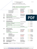 East Midlands Speakers Programme 126 16th April 2012