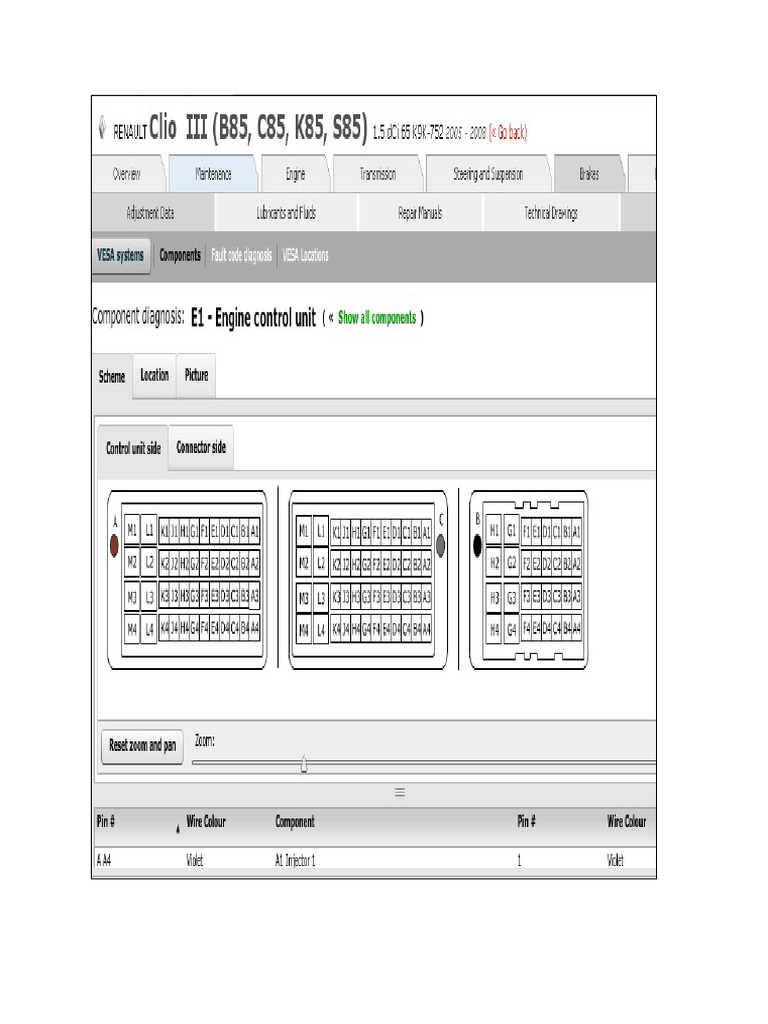 Clio 3 Wiring Diagram Overview PDF