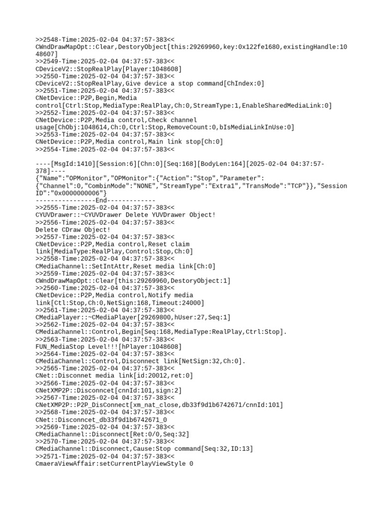 Media Control and Device Management Logs | PDF