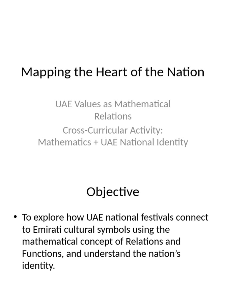 UAE National Day: Math and Culture Links | PDF
