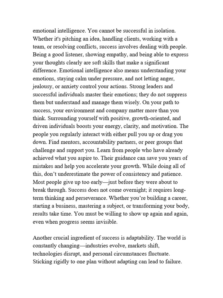 Emotional Intelligence for Success | PDF