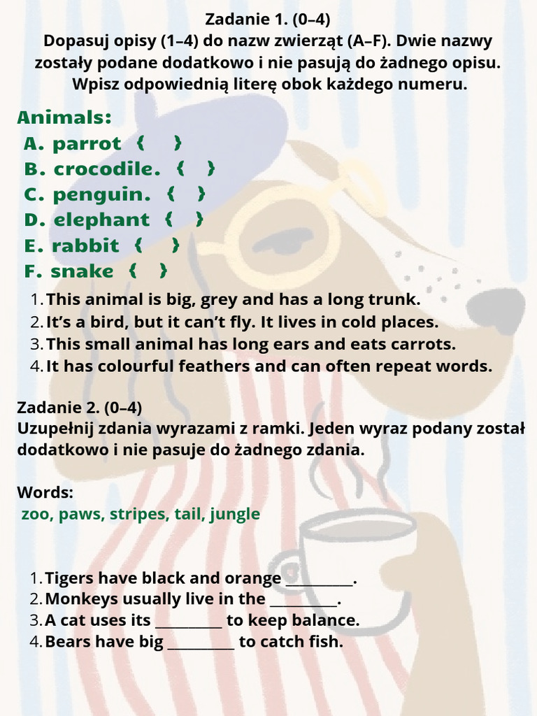 Animals Check | PDF