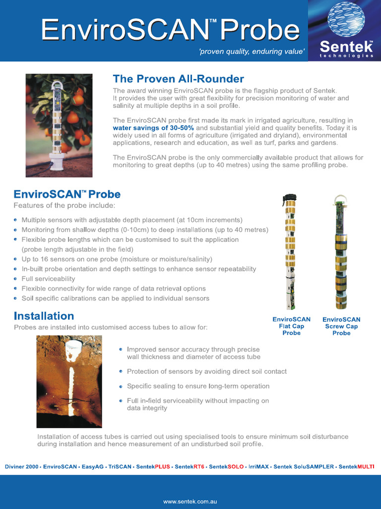 Enviroscan Probe Brochure | PDF