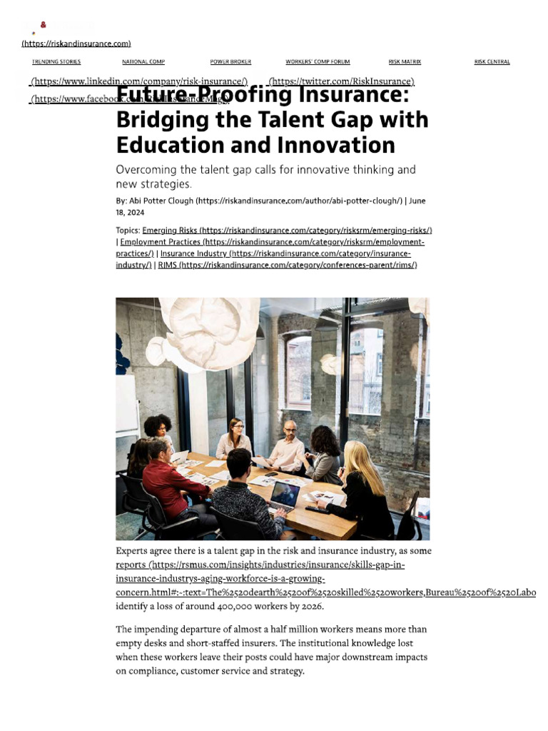Bridging The Talent Gap With Education and Innovation | PDF