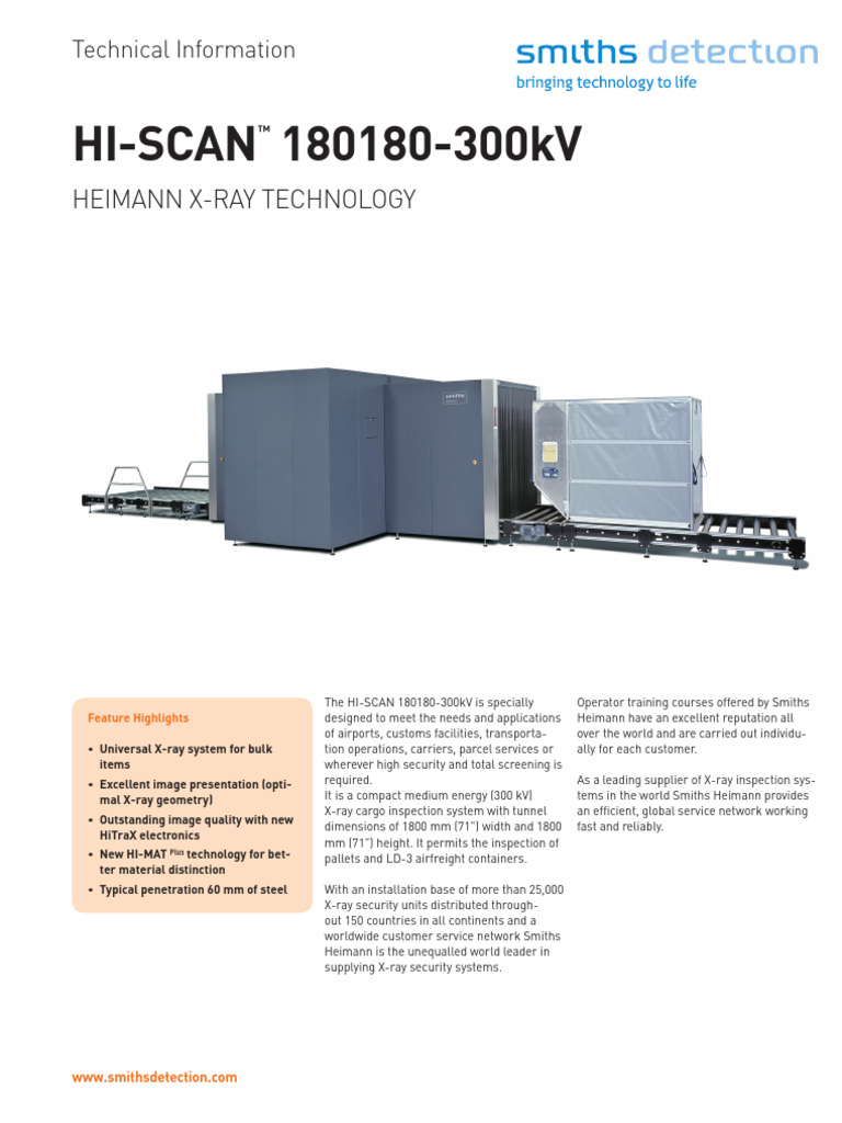 Info Sheet Hi Scan en | PDF | Alternating Current | X Ray