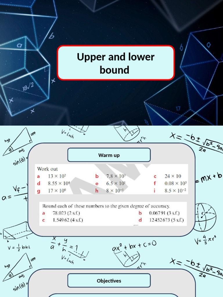 Upper and Lower Bound DEMO | PDF