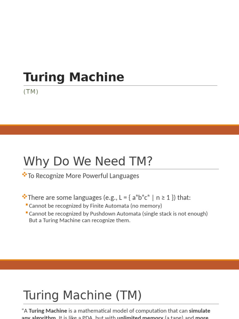 Turing Machine | PDF