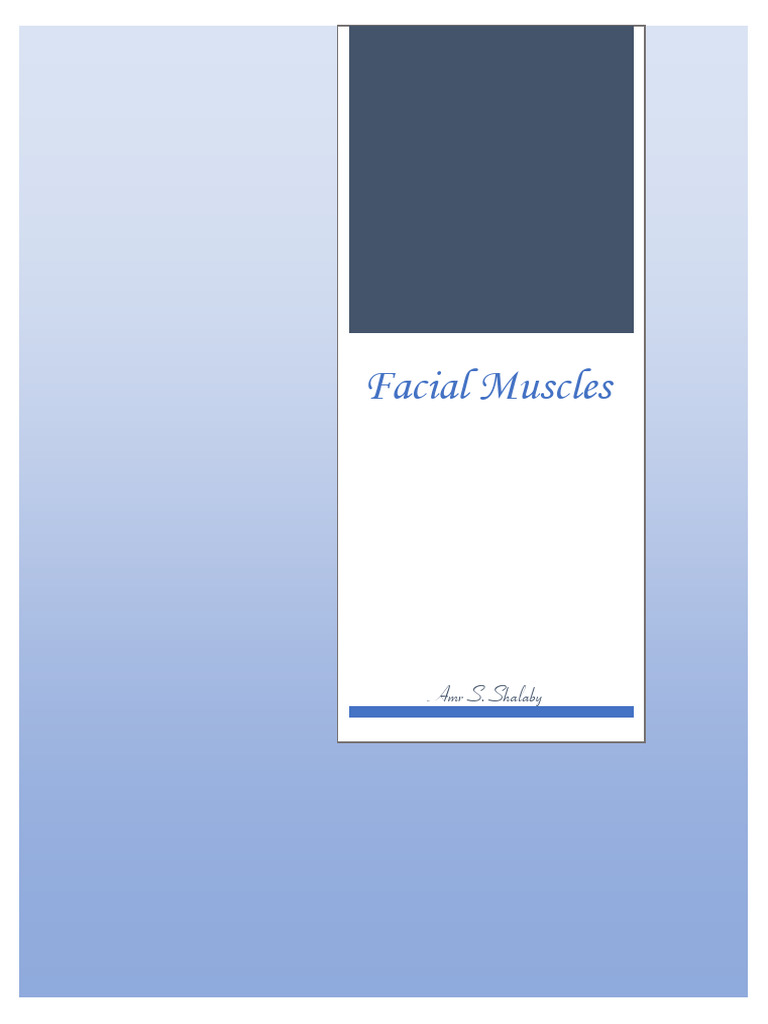 Facial Muscles, 24.05.2022 | PDF | Human Anatomy | Human Head And Neck