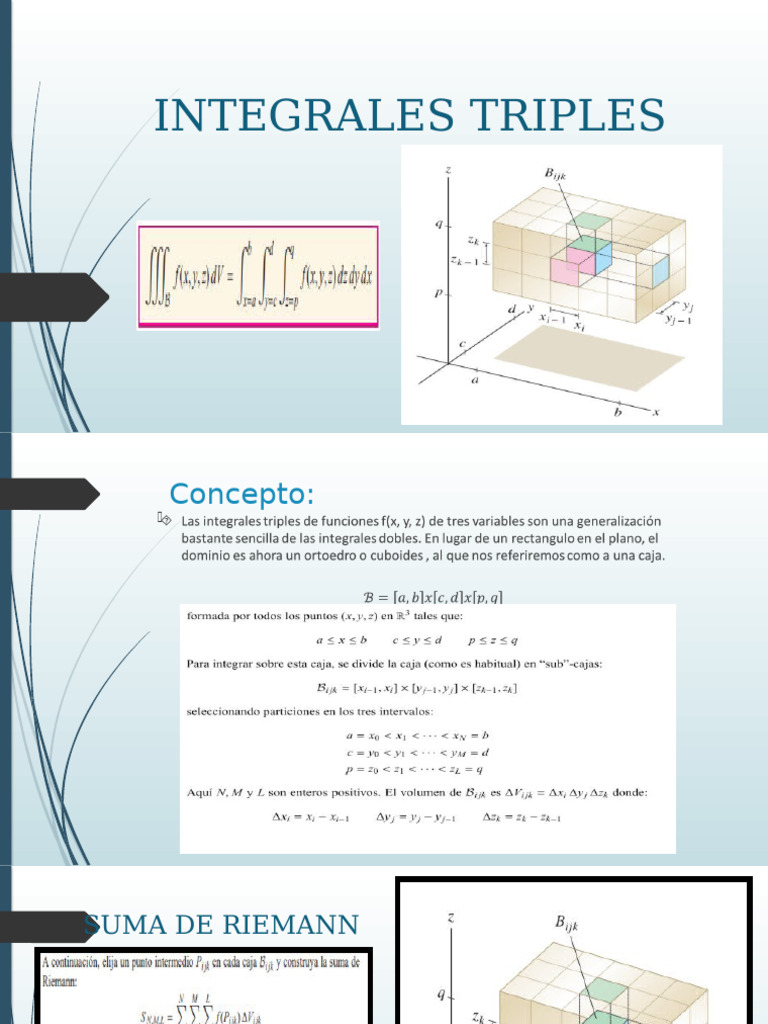 Integrales Triples | PDF