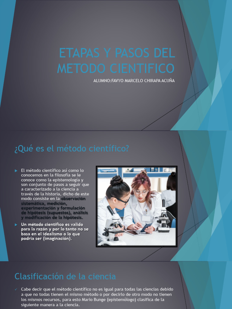 Pasos del Método Científico Explicados | PDF | Método científico ...