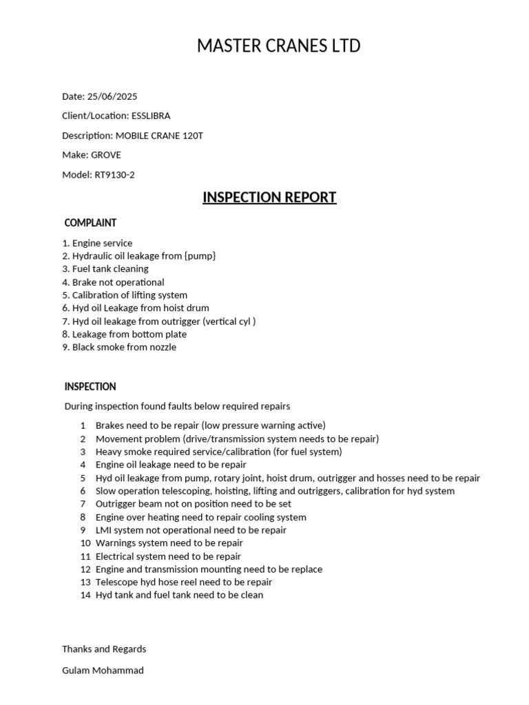 Inspection | PDF