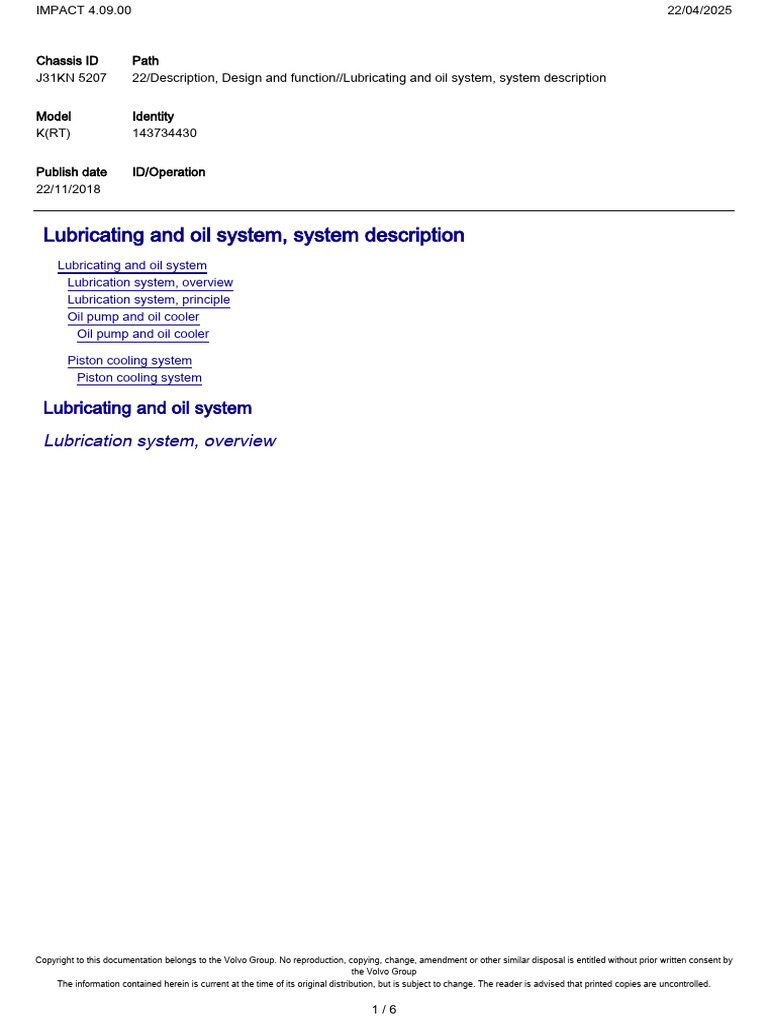 Oil System Overview and Functionality | PDF | Pump | Piston