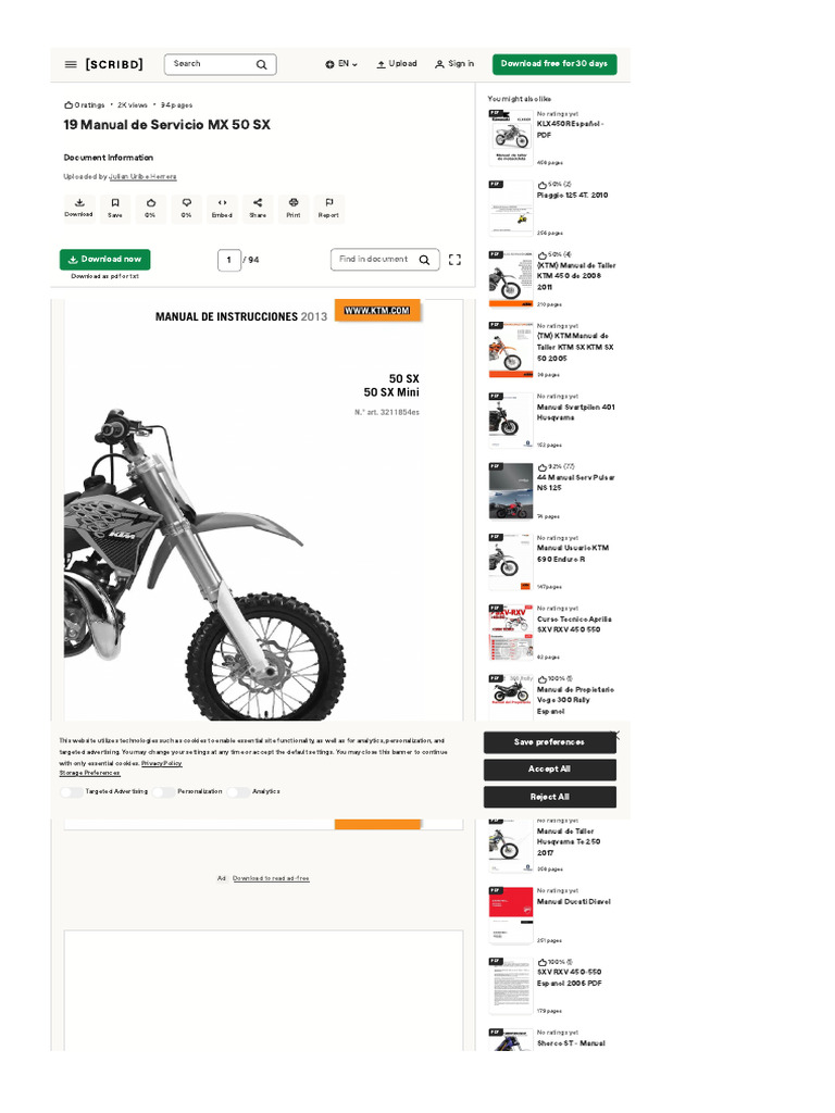 WWW Scribd Com Document 481094172 19 Manual de Servicio MX 50 SX ...