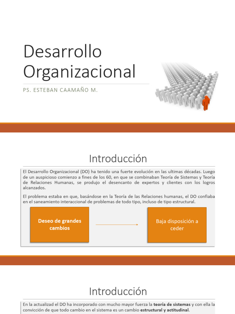 Evolución del Desarrollo Organizacional | PDF