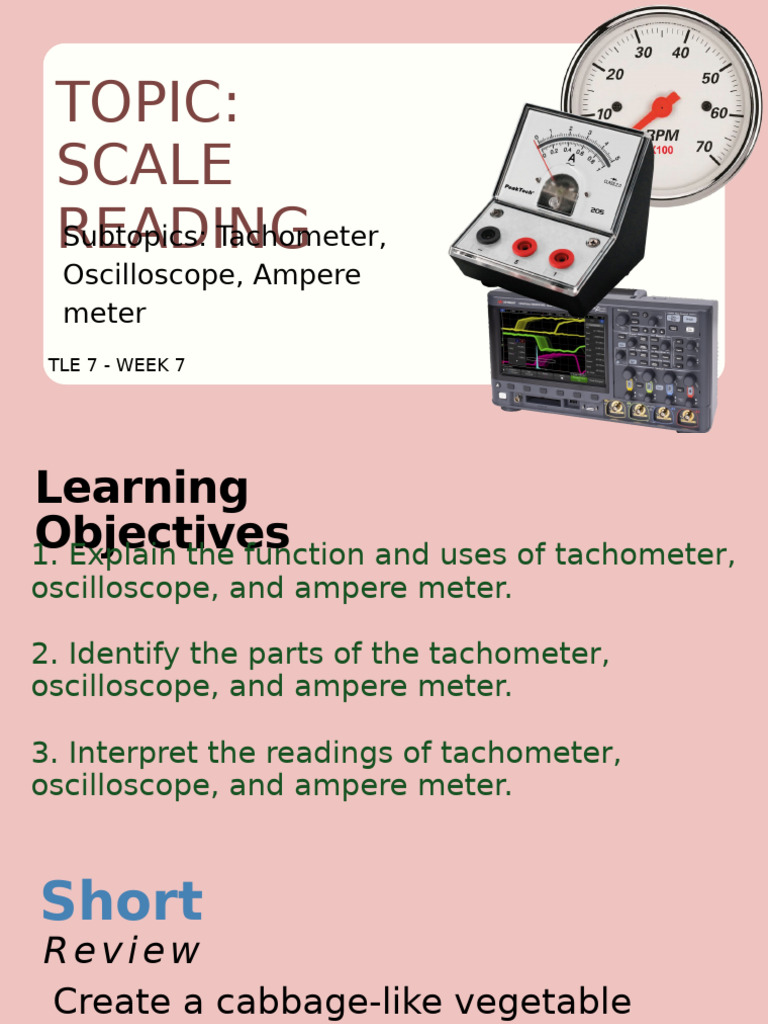 Understanding Tachometers and Ammeters | PDF | Electric Current ...