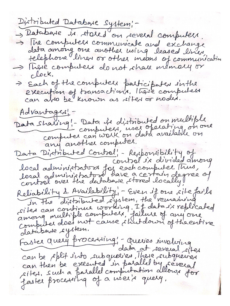 Distributed Databases | PDF