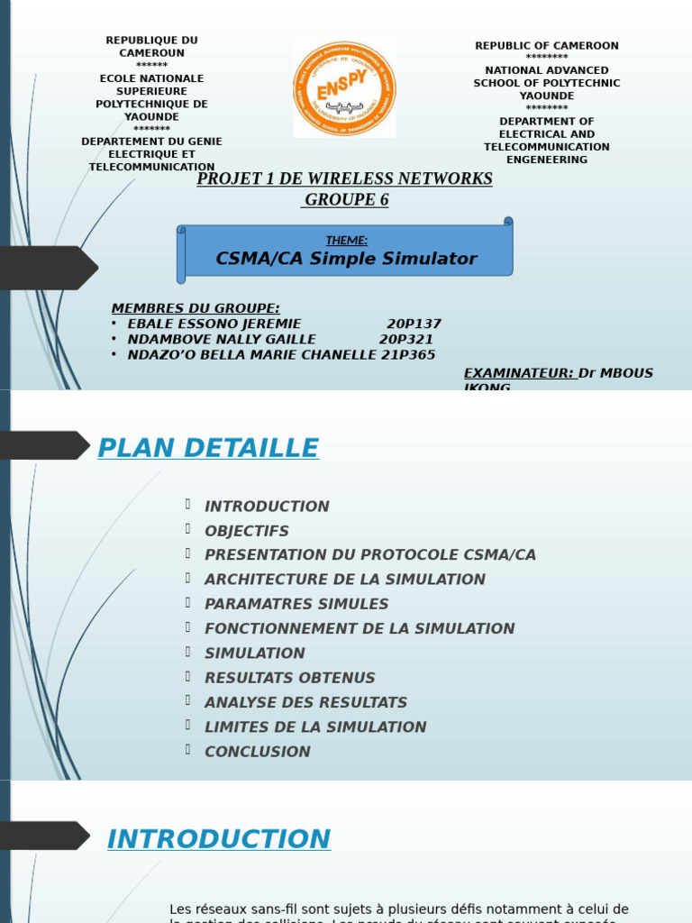 Projet 1 Csmaca Groupe 6 | PDF