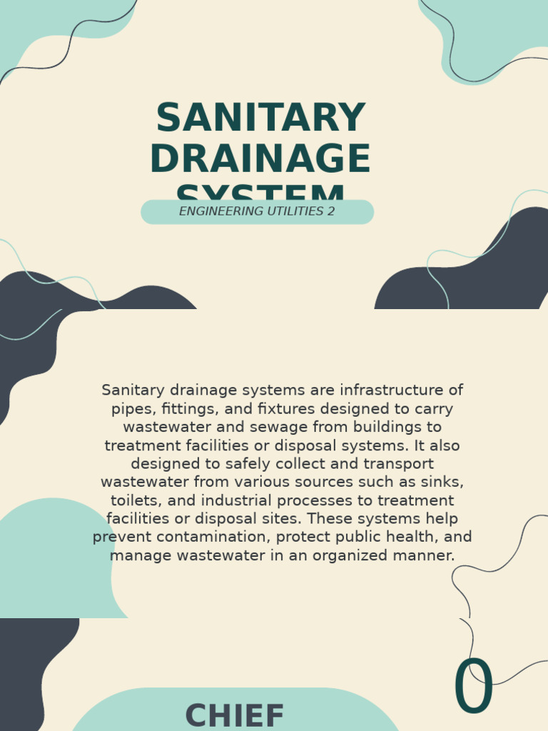 Overview of Sanitary Drainage Systems | PDF | Sanitary Sewer ...