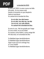 La Bondad de Dios (Essential Worship) | PDF