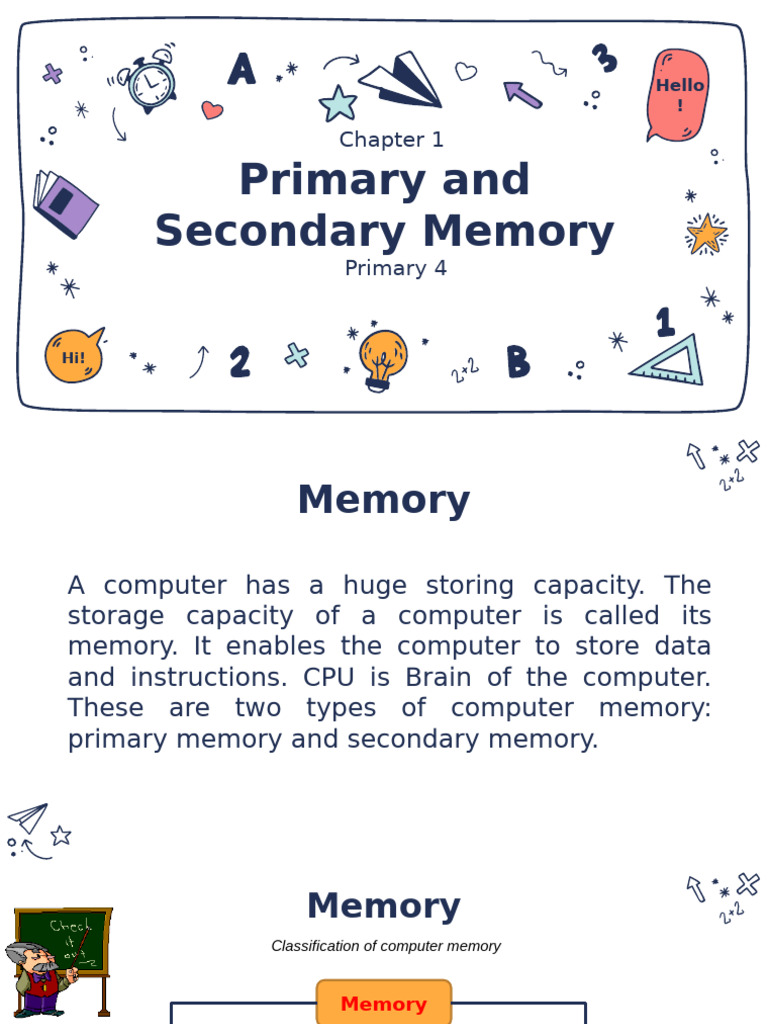 Understanding Primary and Secondary Memory | PDF | Computer Data ...