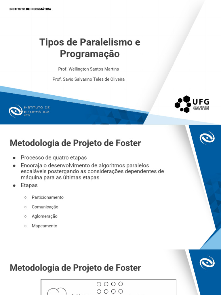 04 - Tipos de Paralelismo | PDF | Computação paralela | Unidade central ...