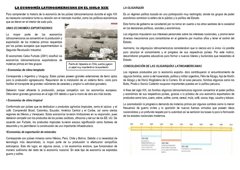 Economía Latinoamericana en el Siglo XIX | PDF | America latina | Perú