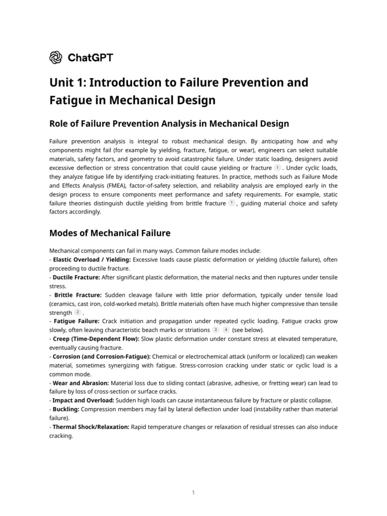 Mechanical Failure Analysis Overview | PDF | Fracture | Strength Of ...