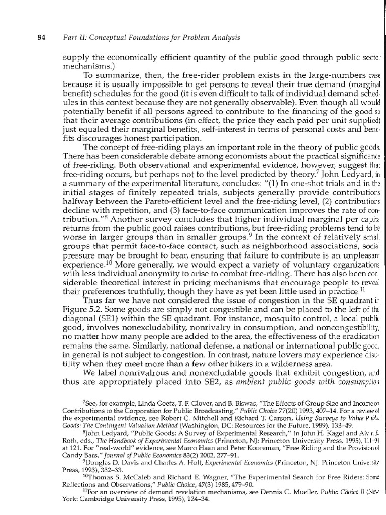 Understanding Free-Rider Problems in Public Goods | PDF | Elasticity ...