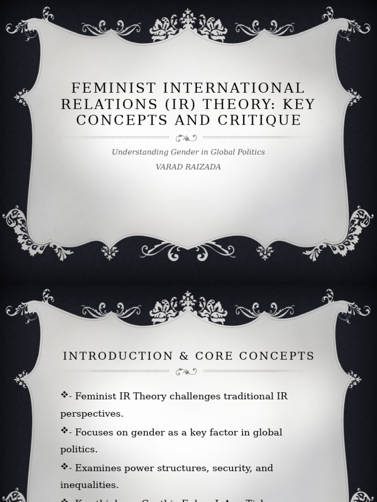 Feminist International Relations Theory Explained | PDF