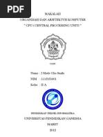 Download Makalah CPU  Central Processing Unit by susila10 SN88794820 doc pdf