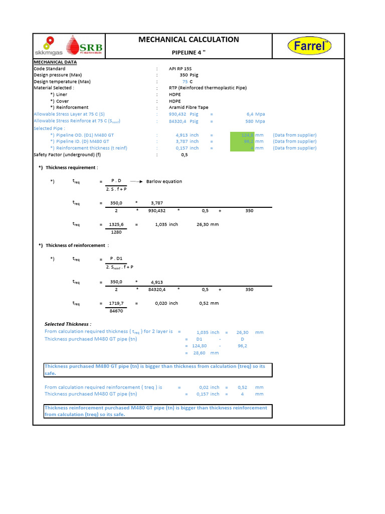 Mechanical Data for Pipeline Design | PDF | Pipe (Fluid Conveyance ...
