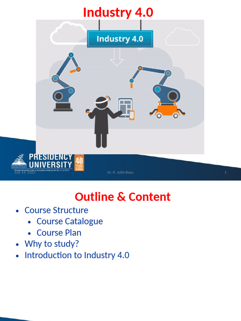 Industry 4.0 Course Overview | PDF