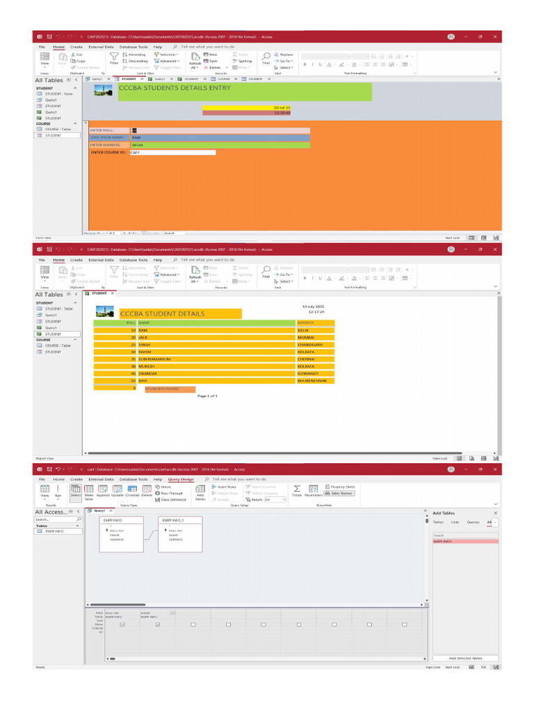 Caef Ms Access | PDF