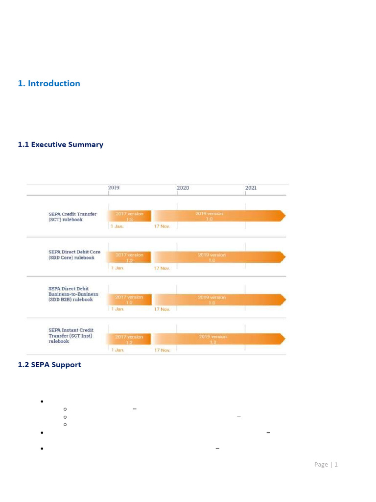 SEPA Rulebook Changes 2019 Temenos Payments Hub | PDF | Banks | Interest