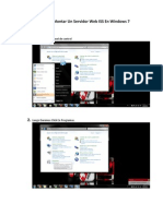 Pasos para Montar Un Servidor Web ISS en Windows 7